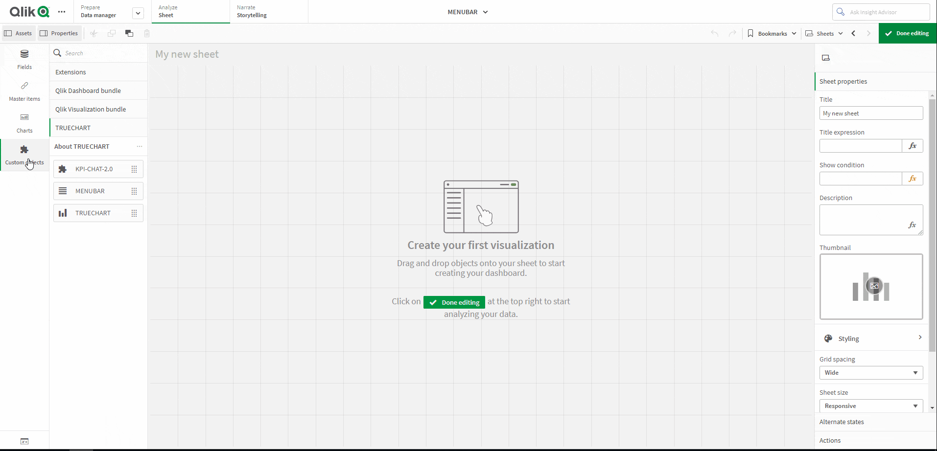 Menubar example